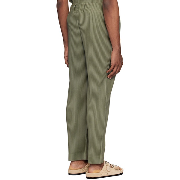 HOMME PLISSEE 이세이 미야케 ISSEY MIYAKE Green Color Pleats Trousers 242729M191031