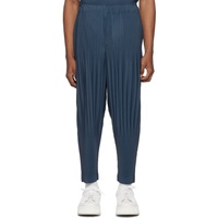 HOMME PLISSEE 이세이 미야케 ISSEY MIYAKE Blue Color Pleats Trousers 242729M191027