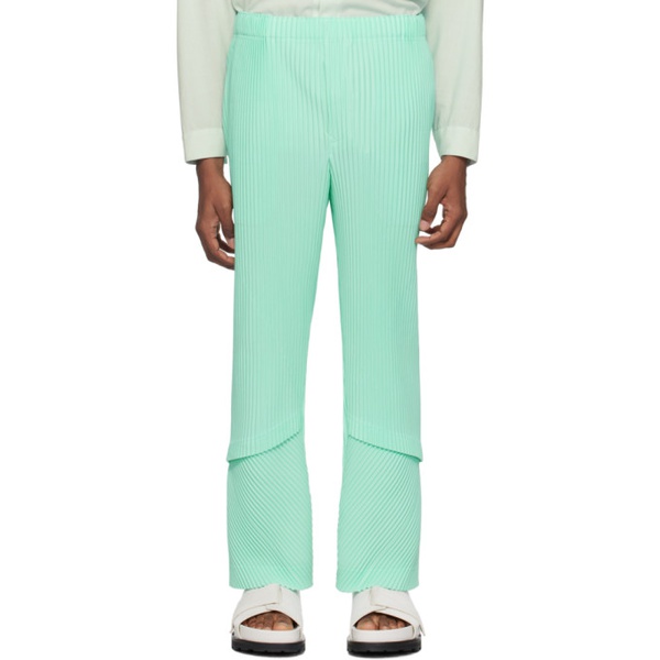  HOMME PLISSEE 이세이 미야케 ISSEY MIYAKE Green Aerial Trousers 242729M191012