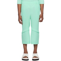 HOMME PLISSEE 이세이 미야케 ISSEY MIYAKE Green Aerial Trousers 242729M191014