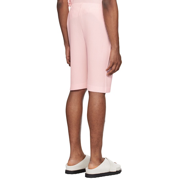  HOMME PLISSEE 이세이 미야케 ISSEY MIYAKE Pink Monthly Color May Shorts 242729M193010
