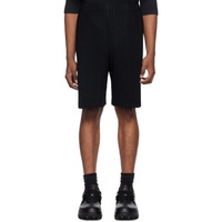 HOMME PLISSEE 이세이 미야케 ISSEY MIYAKE Black Monthly Color May Shorts 242729M193011