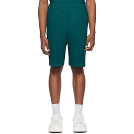 HOMME PLISSEE 이세이 미야케 ISSEY MIYAKE Green Monthly Color May Shorts 242729M193013