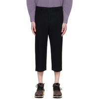 HOMME PLISSEE 이세이 미야케 ISSEY MIYAKE Black Tailored Pleats 1 Trousers 231729M191051