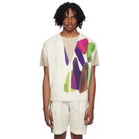 HOMME PLISSEE 이세이 미야케 ISSEY MIYAKE 오프화이트 Off-White Cascade Picturesque Vest 242729M185001