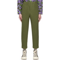 HOMME PLISSEE 이세이 미야케 ISSEY MIYAKE Khaki Monthly Color March Trousers 231729M191067