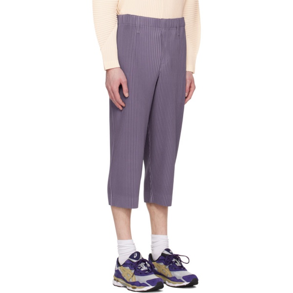  HOMME PLISSEE 이세이 미야케 ISSEY MIYAKE Purple Tailored Pleats 1 Trousers 231729M191053