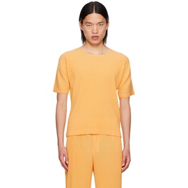 HOMME PLISSEE 이세이 미야케 ISSEY MIYAKE Orange Monthly Color June T-shirt 242729M213006