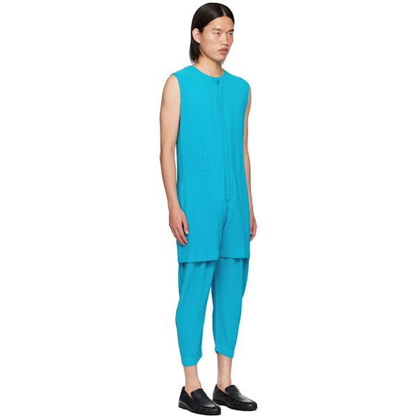  HOMME PLISSEE 이세이 미야케 ISSEY MIYAKE Blue Colorful Pleats Jumpsuit 242729M193000