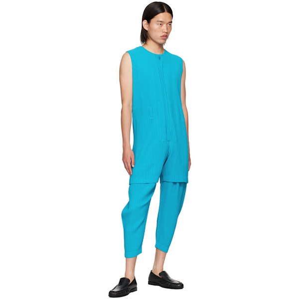  HOMME PLISSEE 이세이 미야케 ISSEY MIYAKE Blue Colorful Pleats Jumpsuit 242729M193000