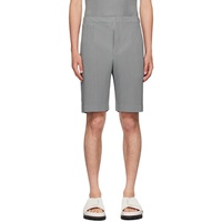 HOMME PLISSEE 이세이 미야케 ISSEY MIYAKE Gray Monthly Color May Shorts 242729M193012