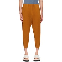 HOMME PLISSEE 이세이 미야케 ISSEY MIYAKE Orange Colorful Pleats Trousers 242729M191002