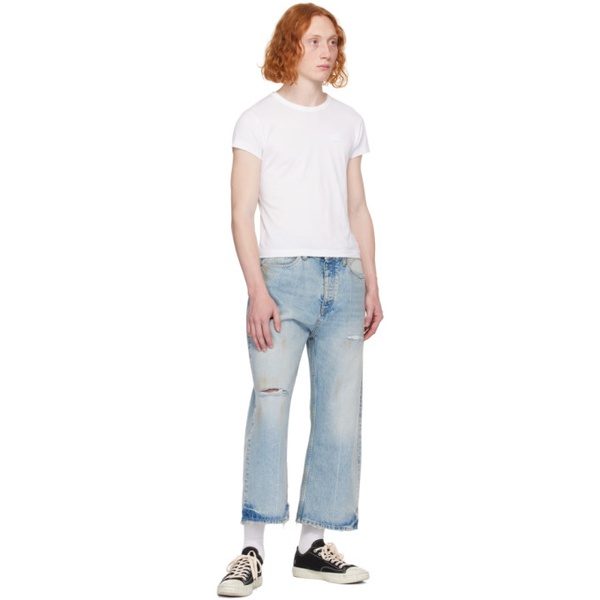  HOPE Blue Cropped Jeans 241995M186008