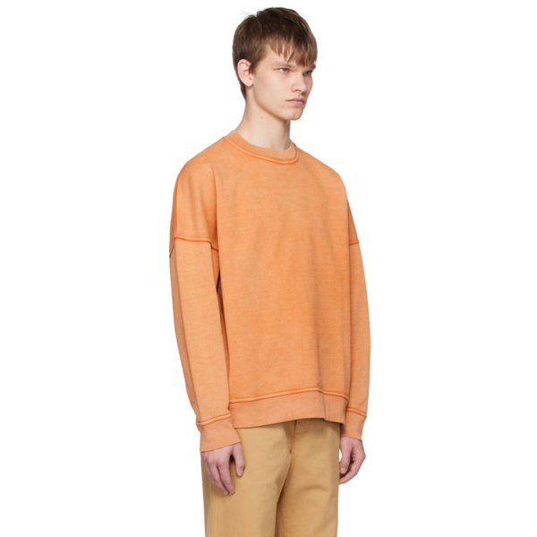  HOPE Orange Sub Sweatshirt 231995M204000