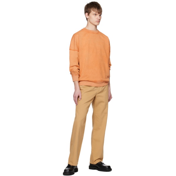  HOPE Orange Sub Sweatshirt 231995M204000