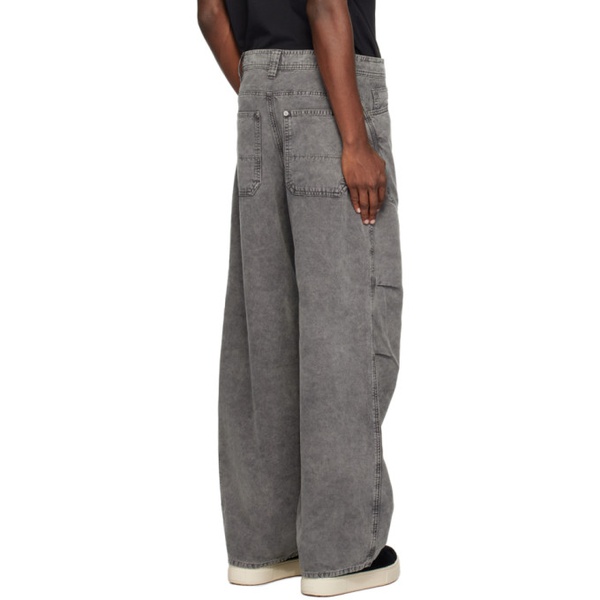  HOPE Gray Cave Trousers 232995M191004
