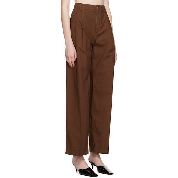  HOPE Brown Lungo Trousers 231995F087007