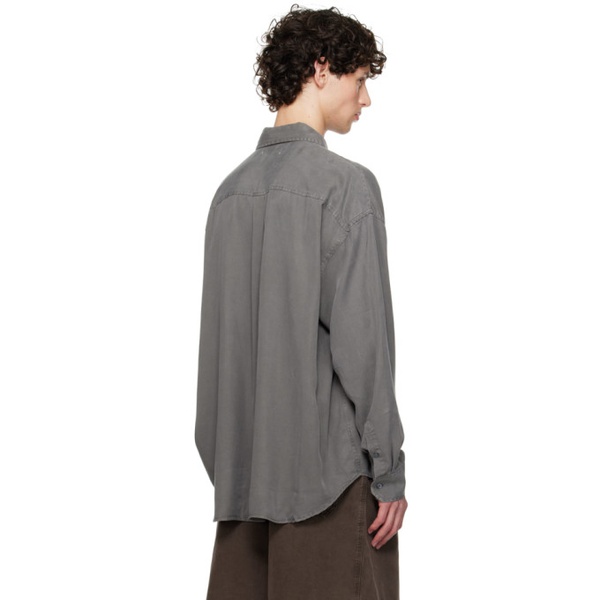  HOPE Gray Wide Fit Shirt 242995M192000
