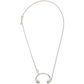 휴고 HUGO KREIT Silver Pistil Buckle Chain Necklace 232014M145000