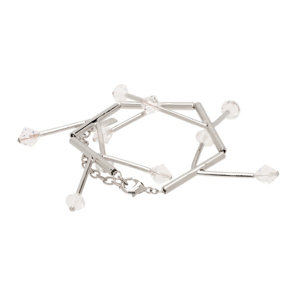  휴고 HUGO KREIT Silver Wishbone Bracelet 241014M142002