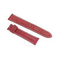 Hadley Roma Wine Matte 21 MM Alligator Leather Strap 21ABT37C