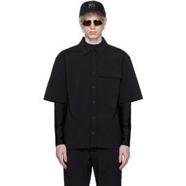 한 코펜하겐 Han Kjobenhavn Black Bonded Shirt 232827M192015