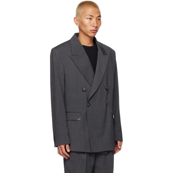 한 코펜하겐 Han Kjobenhavn Gray Boxy Suit Blazer 231827M195002