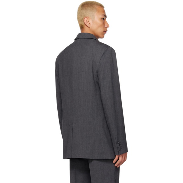  한 코펜하겐 Han Kjobenhavn Gray Boxy Suit Blazer 231827M195002