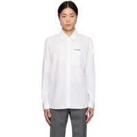 한 코펜하겐 Han Kjobenhavn White Regular Fit Shirt 241827M192005