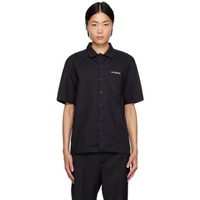 한 코펜하겐 Han Kjobenhavn Black Camp Collar Shirt 241827M192001