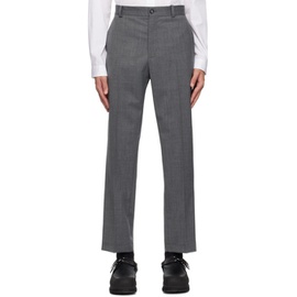한 코펜하겐 Han Kjobenhavn Grey Single Suit Trousers 241827M191006