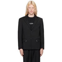 한 코펜하겐 Han Kjobenhavn Black Notched Lapel Blazer 241827M195000