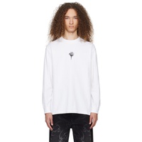 한 코펜하겐 Han Kjobenhavn White Rose Long Sleeve T-Shirt 241827M213007