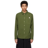 한 코펜하겐 Han Kjobenhavn Green Roots Shirt 241827M192019