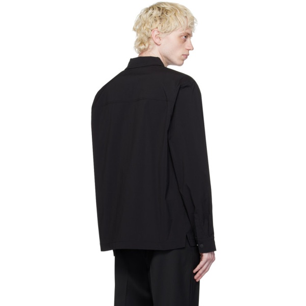  한 코펜하겐 Han Kjobenhavn Black Bonded Shirt 232827M192013