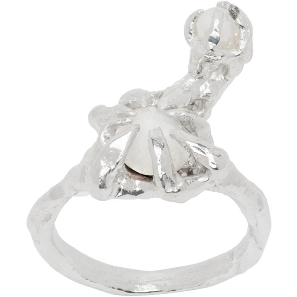  Harlot Hands Silver Sylvia Ring 241093F024000