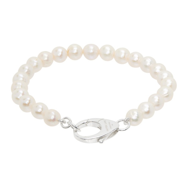  하튼 랩스 Hatton Labs White Classic Pearl Bracelet 232481M142014