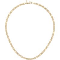 하튼 랩스 Hatton Labs Gold Mini Curb Chain Necklace 232481M145001