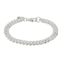 하튼 랩스 Hatton Labs Silver Curb Chain Bracelet 232481M142016