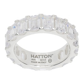 하튼 랩스 Hatton Labs Silver Octagon Eternity Ring 241481M147008