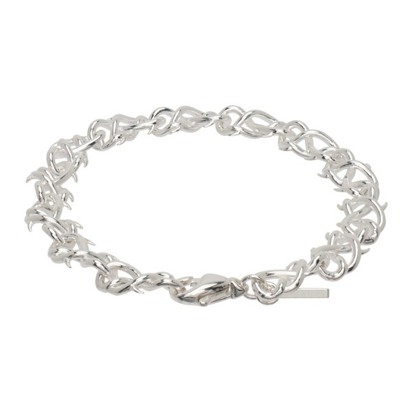  하튼 랩스 Hatton Labs Silver Thorn Link Bracelet 241481M142005