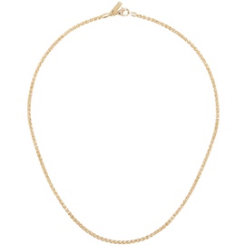 하튼 랩스 Hatton Labs Gold Classic Rope Chain Necklace 241481M145015