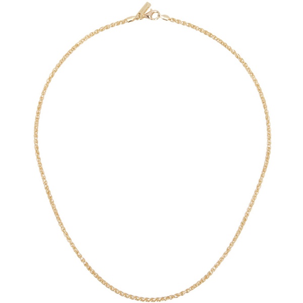  하튼 랩스 Hatton Labs Gold Classic Rope Chain Necklace 241481M145015