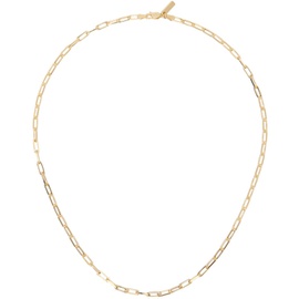 하튼 랩스 Hatton Labs Gold Paperclip Chain Necklace 241481M145053