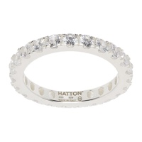 하튼 랩스 Hatton Labs Silver Eternity Ring 241481M147007