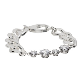 하튼 랩스 Hatton Labs Silver Bijou Curb Chain Bracelet 232481M142029