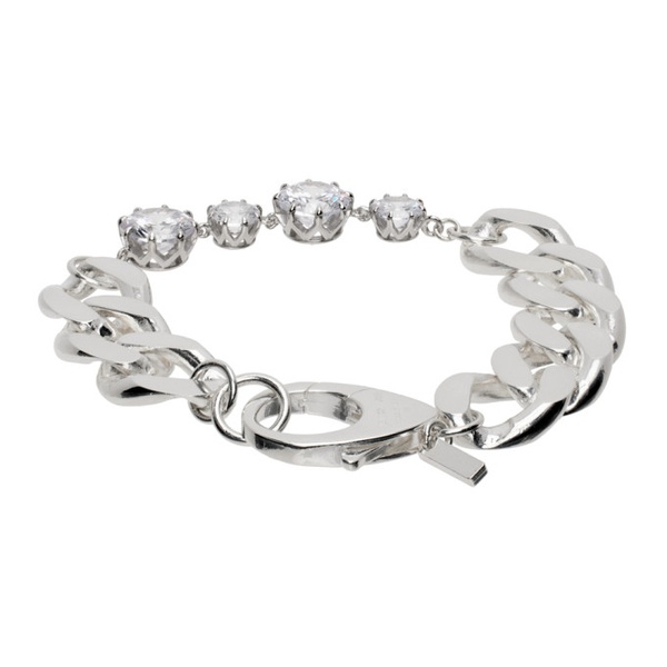  하튼 랩스 Hatton Labs Silver Bijou Curb Chain Bracelet 232481M142029