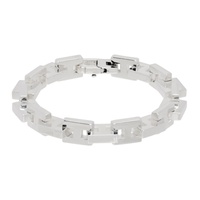 하튼 랩스 Hatton Labs Silver H Chain Bracelet 232481M142032