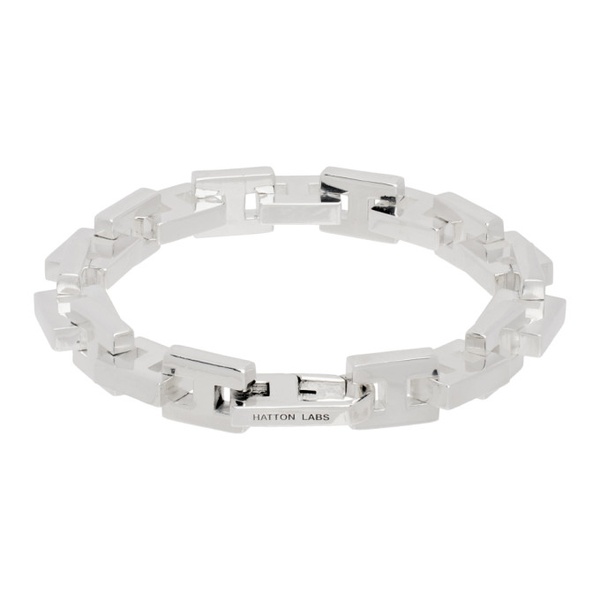  하튼 랩스 Hatton Labs Silver H Chain Bracelet 232481M142032