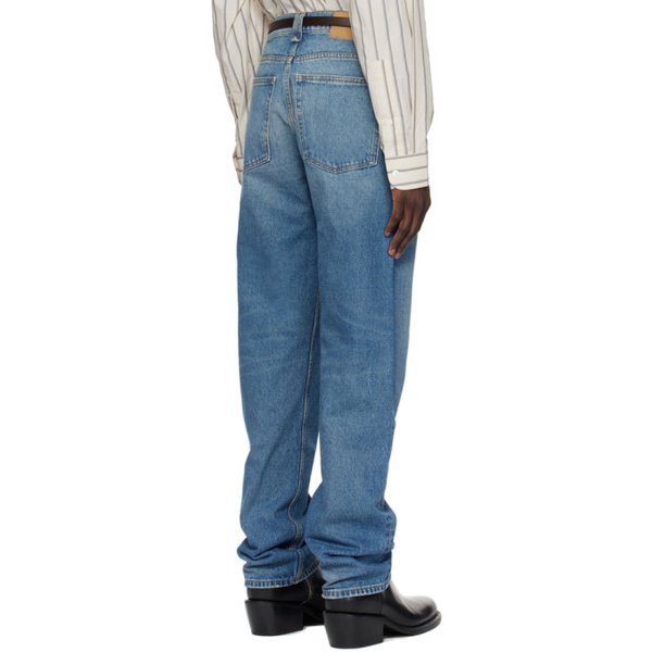  헤드 메이너 Hed Mayner Blue Faded Jeans 241897M186001